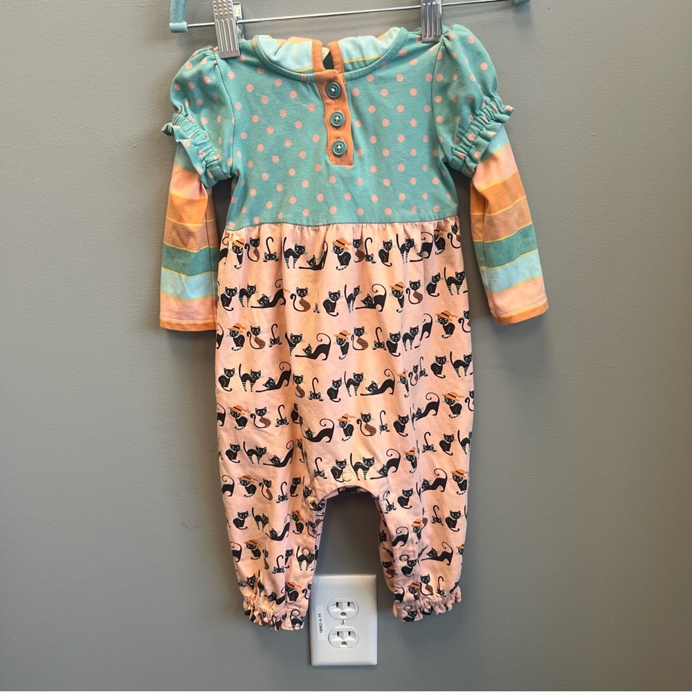 Matilda Jane Halloween Cats Outfit - 6-12mo